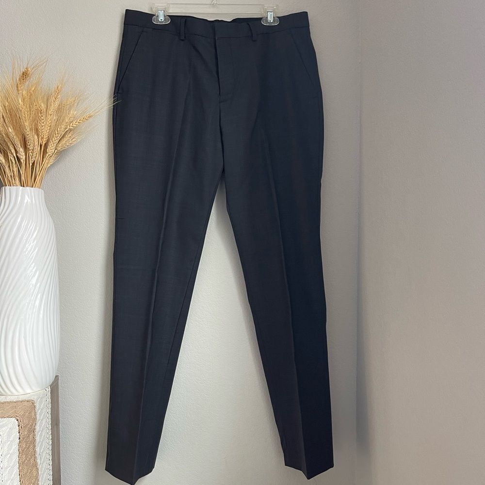 Express Men's Charcoal Gray Dress Pants - Size 34x34